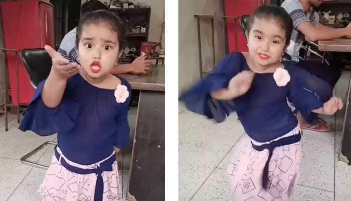 Viral video: THIS little girl&#039;s dance on superhit Bhojpuri song with mind-blowing expressions takes internet by storm - Watch