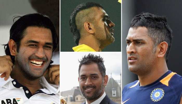 MS Dhoni's hairstyles