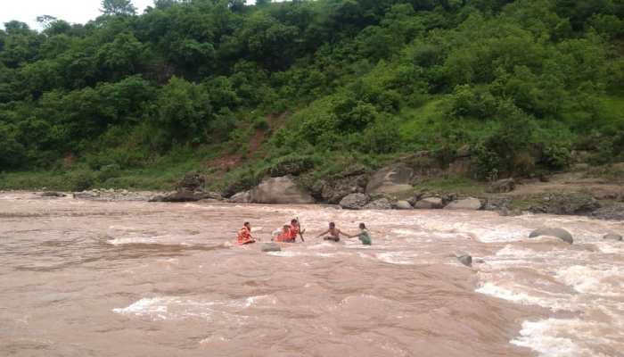 Himachal CM conducts aerial survey to assess damage in flood affected region