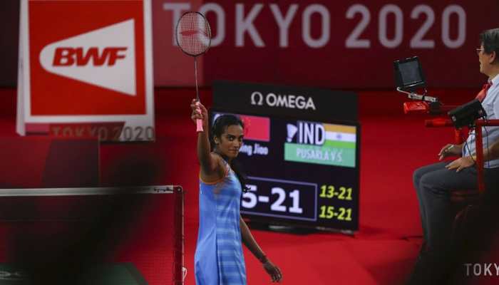 PV Sindhu creates history at Tokyo Olympics, beats China&#039;s He Bingjiao 21-13, 21-15 to win bronze medal