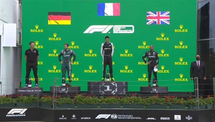 Hungarian GP: Esteban Ocon beats Sebastian Vettel to claim shock maiden victory