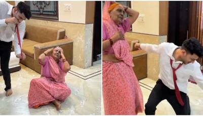 Dadi ke thumke: Man shakes legs with his grandmother, adorable video goes viral