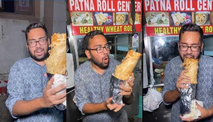 Love food? Check this colossal Chicken-roll, WATCH mouth-watering video