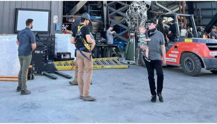 Elon Musk's picture with baby boy goes viral, netizens say 'proud father'