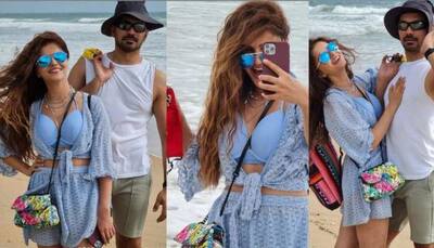 Boss lady Rubina Dilaik’s recent pics with hubby Abhinav Shukla are all about beach love!