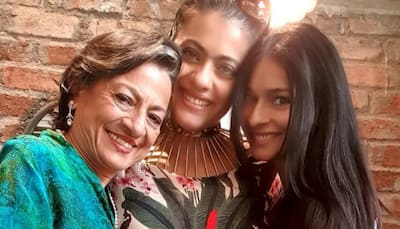 Kajol kick-starts birthday celebration with Tanishaa Mukerji and Tanuja, trio enjoys a 6 course meal