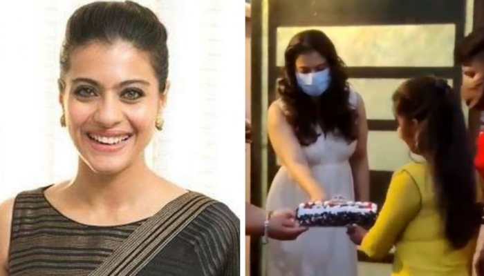 Look at her attitude: Kajol slammed by netizens for 'arrogant' behaviour with fans who brought her birthday cake! - Watch