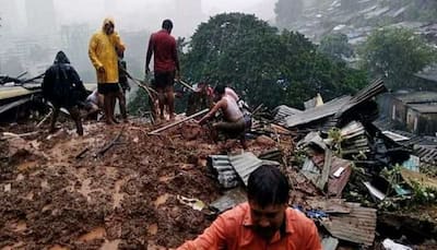 Six houses damaged in Maharashtra’s Kalwa East area due to landslide