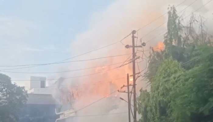 Massive fire breaks out at firecracker shop in Gujarat’s Anand