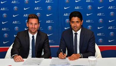It’s official! Lionel Messi signs for Paris St Germain after leaving Barcelona