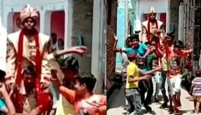 Gaon Ka Dulha! Groom got no ghoda or gaadi for the wedding - Watch viral video