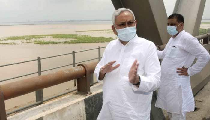 Bihar CM Nitish Kumar conducts inspection in areas around river Ganga amid rising water level
