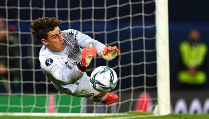 Chelsea goalkeeper Kepa Arrizabalaga was the hero for his side coming up with crucial saves in 6-5 penalties win over Villareal in the UEFA Super Cup game at Belfast. (Source: Twitter)