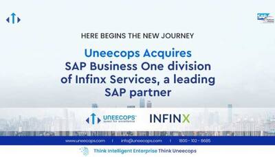Uneecops Business Solutions Expands its SAP Capabilities with Acquisition of SAP Business One division of Infinx- a leading SAP Partner