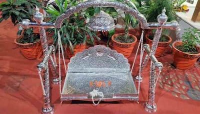 21 kg silver swing installed for Lord Ram in Ayodhya