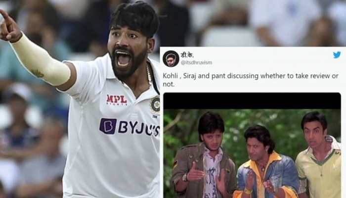 'Don't Review Siraj': Wasim Jaffer, Twitterati hilariously troll India pacer and Virat Kohli over poor DRS calls in Lord’s Test