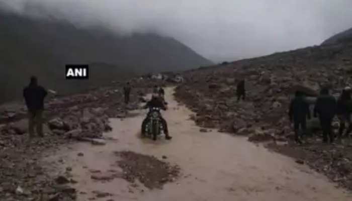 Manali-Leh highway in Himachal Pradesh's Lahaul-Spiti district blocked after boulders roll down