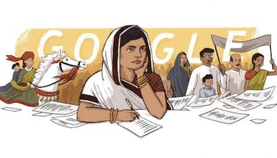 Google doodle marks birth anniversary of India's first woman Satyagrahi and writer Subhadra Kumari Chauhan