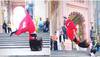 Girl's jaw-dropping backflips in red saree leave netizens amazed -- Watch