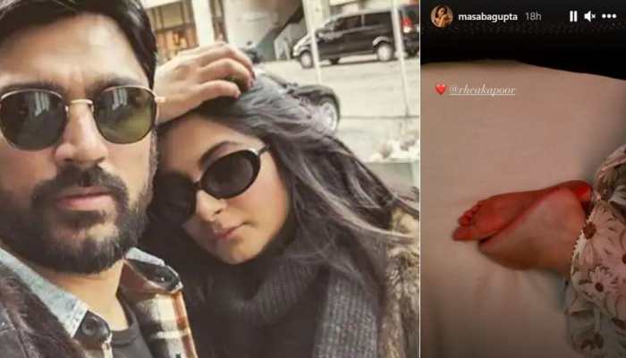 Masaba shares glimpse of newly-wed Rhea Kapoor's beautifully painted feet in latest picture!