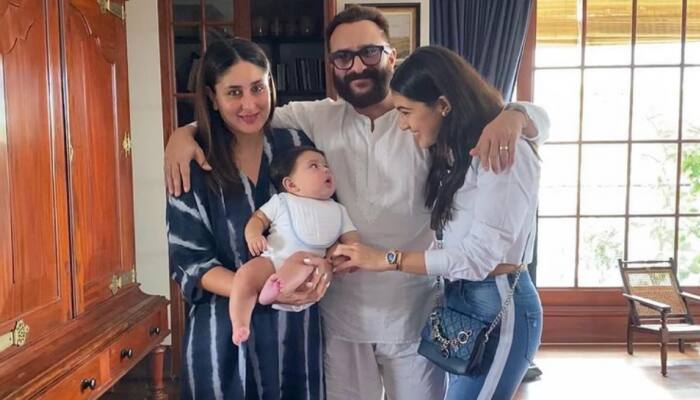 Sara Ali Khan wishes Saif Ali Khan on birthday with an adorable photo that features Jeh Ali Khan and Kareena Kapoor