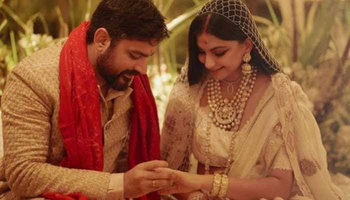 Rhea Kapoor is a vision in white in bridal lehenga, drops FIRST wedding pics with Karan Boolani!