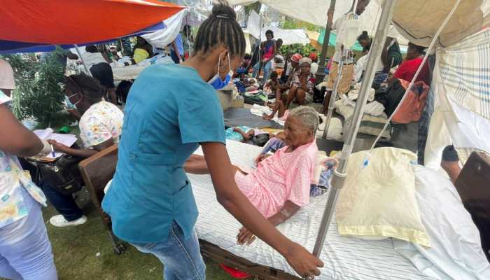 Haiti hospitals overwhelmed after quake, death toll rises to 1,400