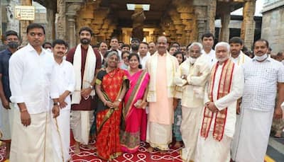 Lok Sabha Speaker Om Birla visits Tirumala temple, prays for global peace, prosperity