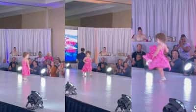 Cute toddler walks the ramp with a swag, melts netizens' hearts