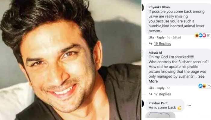 Sushant Singh Rajput&#039;s Facebook account witnesses mysterious update, leaves fans in shock!
