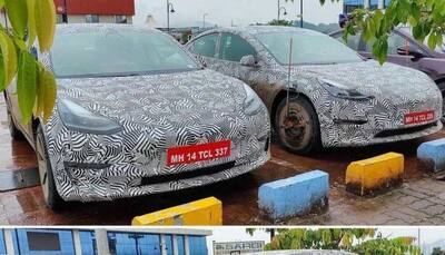 Tesla Model S spied testing on Indian roads again, launch could be around the corner