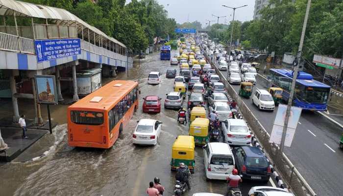 Delhi receives highest one-day rain in 14 years, several areas waterlogged, traffic disrupted