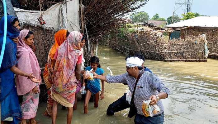 Flash floods in Ladakh damage bridge, standing crops, rescue operations underway