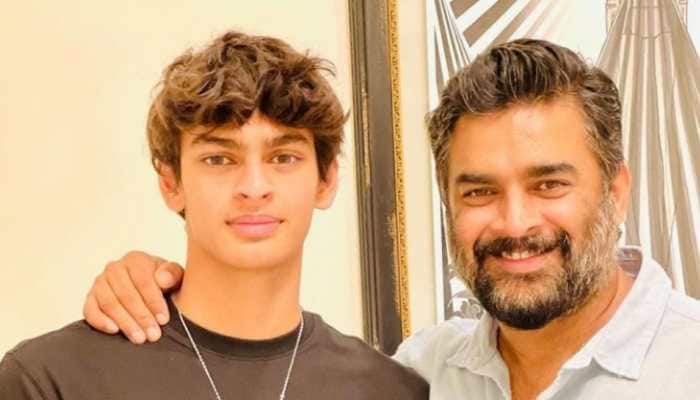 R Madhavan shares adorable pic with son on his 16th birthday, netizens call him &#039;photocopy of Maddy&#039;