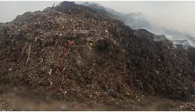 Delhi: Portion of Bhalswa landfill collapses, several shanties damaged