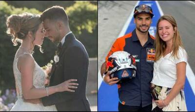 MotoGP racer Miguel Oliveira marries his pregnant stepsister after hiding relationship for 11 years