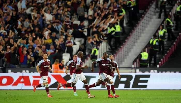 EPL 2021: Michail Antonio double helps West Ham thrash 10-man Leicester City