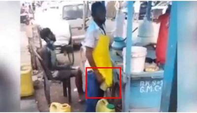 Video: Street vendor caught mixing urine in panipuri masala water, watch viral clip