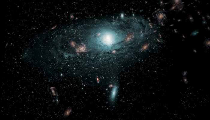 Indian researchers discover 3 black holes from 3 galaxies merging together to form a triple active galactic nucleus 