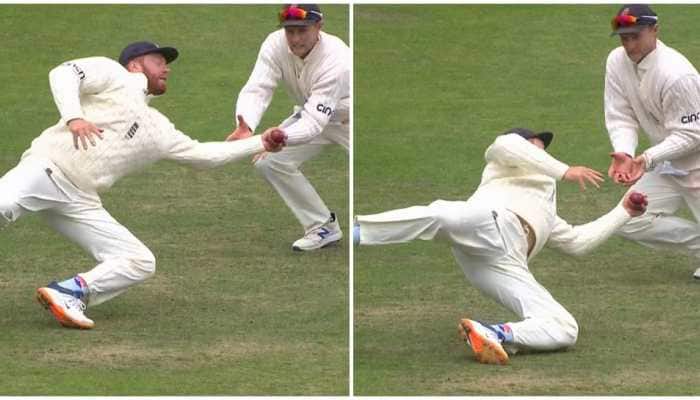 Ind Vs Eng Jonny Bairstow Stuns Kl Rahul With One Handed Beauty On Day 3 Watch Cricket News Zee News