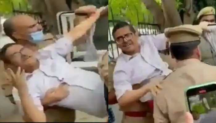 UP police forcefully arrests former IPS officer Amitabh Thakur, video surfaces- Watch 