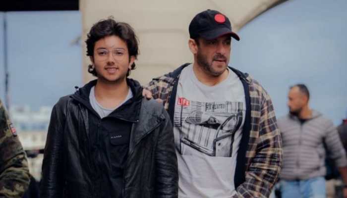 Salman Khan shares 'chacha-bhatija' moment with Nirvan Khan on Tiger 3 set! - See pic
