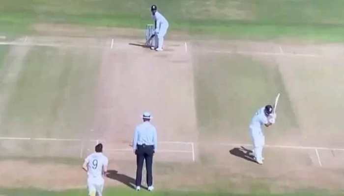 Rishabh Pant engrossed in shadow batting as James Anderson runs in to bowl - Watch video