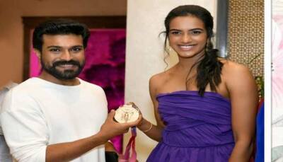 Chiranjeevi, Ram Charan host grand felicitation event for PV Sindhu