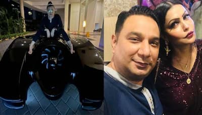 OMG! Ahmed Khan gifts swanky rare Batmobile car worth crores to wife Shaira - Inside Pics