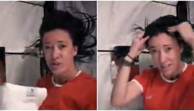 NASA astronaut reveals how she shampoos hair in microgravity, leaves netizens in awe - Watch