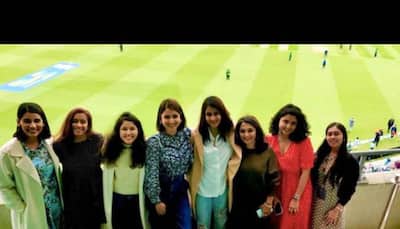 Anushka Sharma, Sanjana Ganesan lead wives and girlfriends cheer squad at the Oval