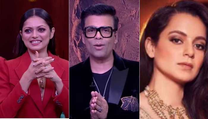 Koffee With Karan promo: The Empire cast joins Karan Johar&#039;s show, Drashti Dhami jokingly refers to Kangana Ranaut!