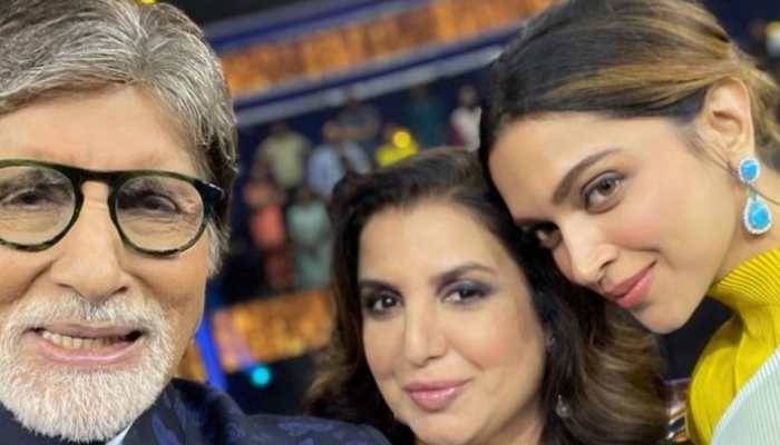 Farah Khan to appear on Amitabh Bachchan’s KBC 13 alongside Deepika Padukone, shares selfie with the trio!