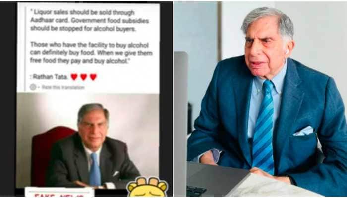 ‘Not said by me, thank you’: Ratan Tata calls liquor sales-Aadhaar card quote attributed to him ‘fake’